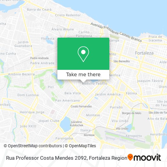 Rua Professor Costa Mendes 2092 map