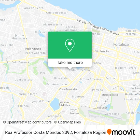 Rua Professor Costa Mendes 2092 map