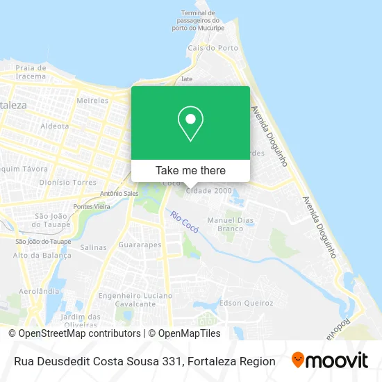 Rua Deusdedit Costa Sousa 331 map