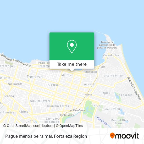 Pague menos beira mar map