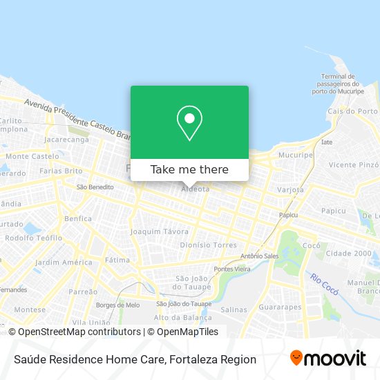 Saúde Residence Home Care map