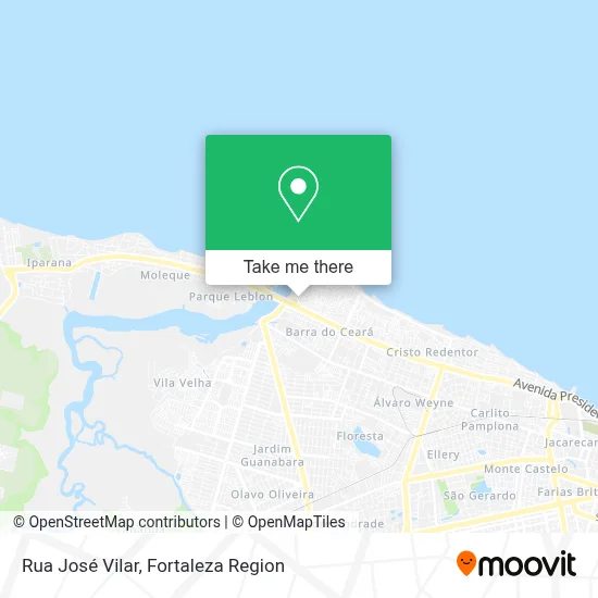 Rua José Vilar map