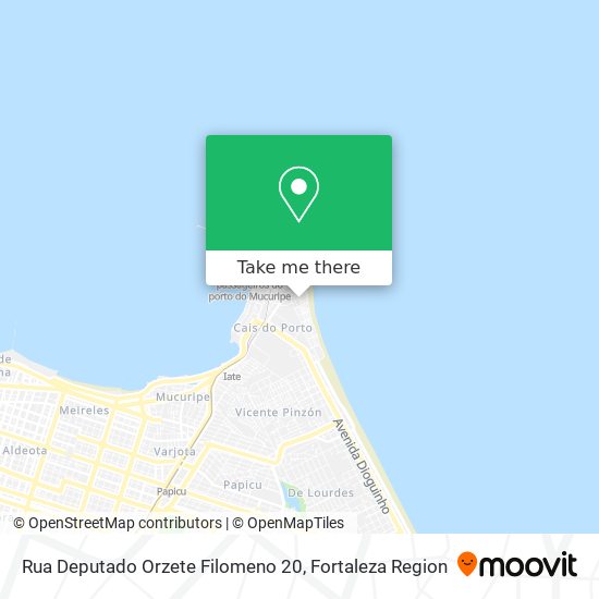 Rua Deputado Orzete Filomeno 20 map