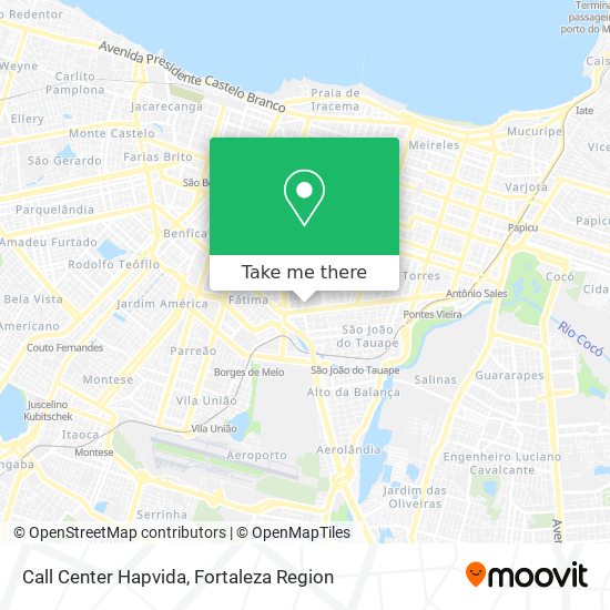 Call Center Hapvida map