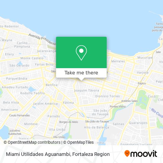 Miami Utilidades Aguanambi map