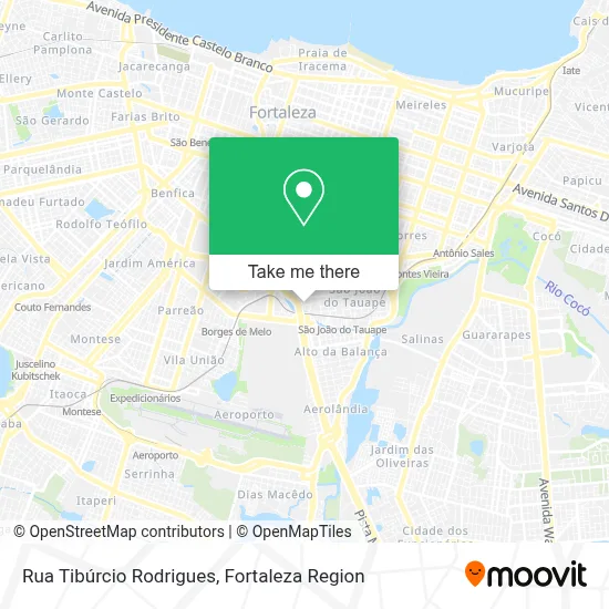 Rua Tibúrcio Rodrigues map