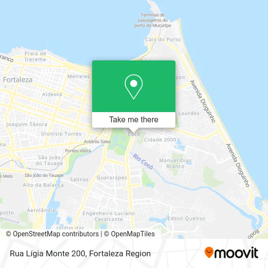 Rua Lígia Monte 200 map