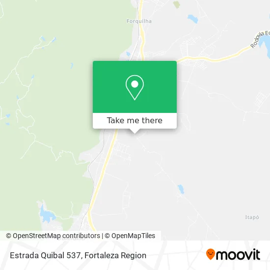 Estrada Quibal 537 map