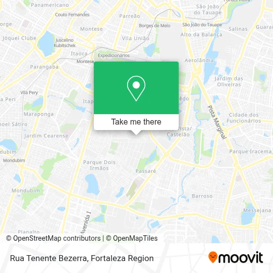 Rua Tenente Bezerra map