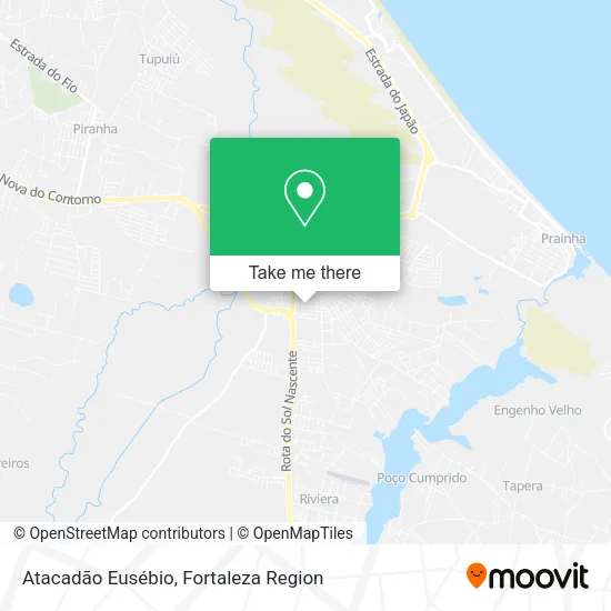 Atacadão Eusébio map