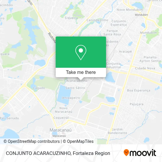 CONJUNTO ACARACUZINHO map