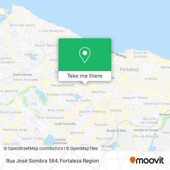 Rua José Sombra 584 map
