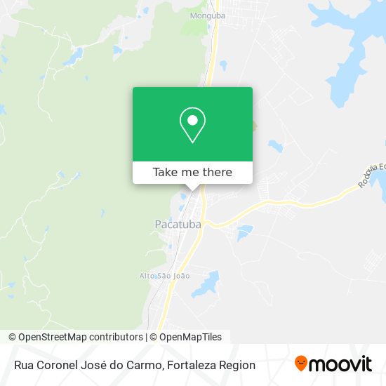 Rua Coronel José do Carmo map