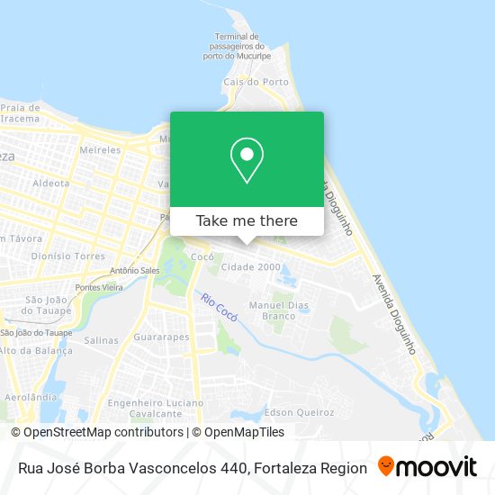 Rua José Borba Vasconcelos 440 map