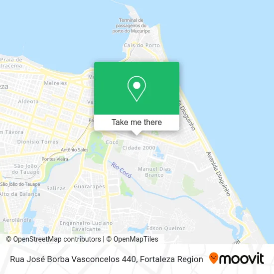 Rua José Borba Vasconcelos 440 map