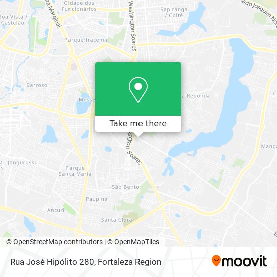 Rua José Hipólito 280 map