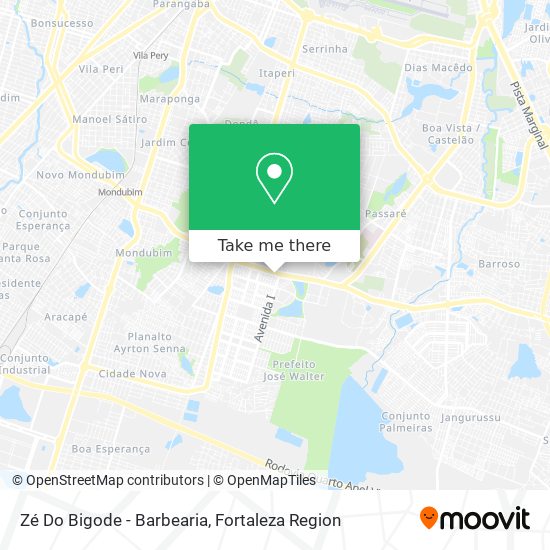 Zé Do Bigode - Barbearia map