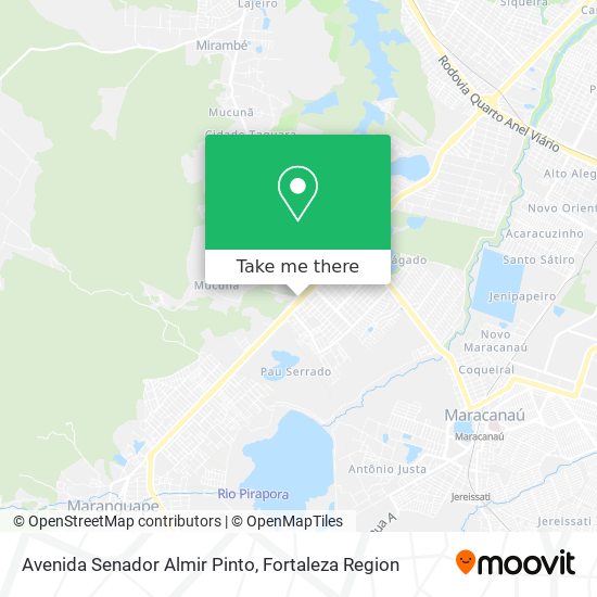 Avenida Senador Almir Pinto map
