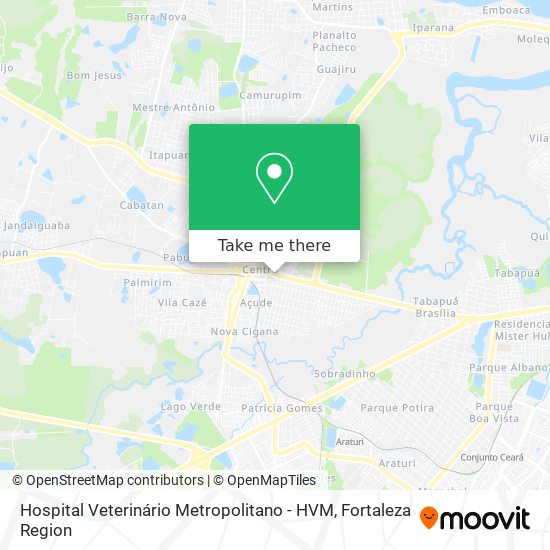 Hospital Veterinário Metropolitano - HVM map