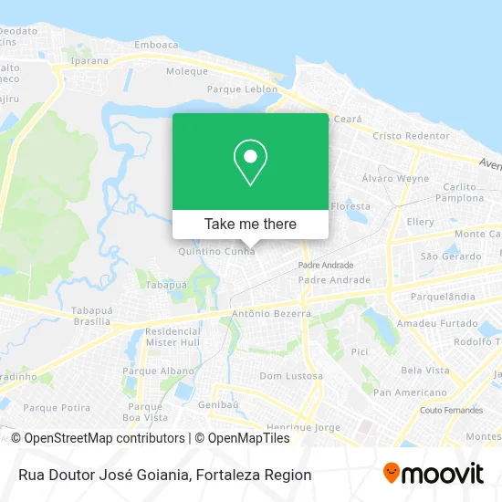 Rua Doutor José Goiania map