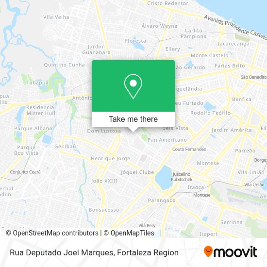 Rua Deputado Joel Marques map