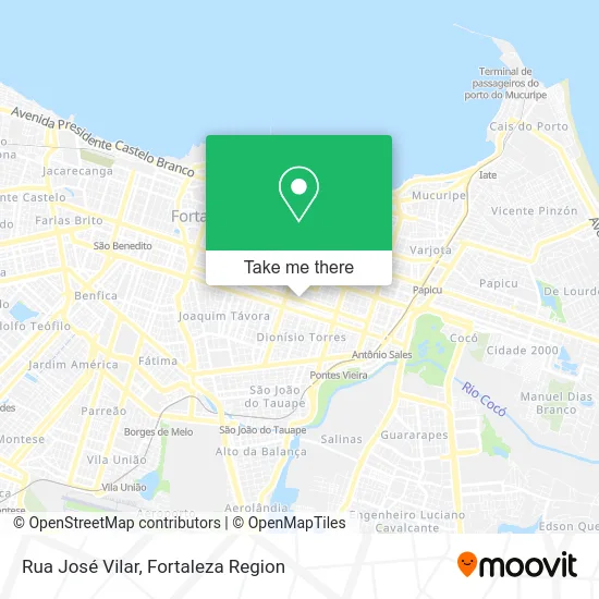 Rua José Vilar map