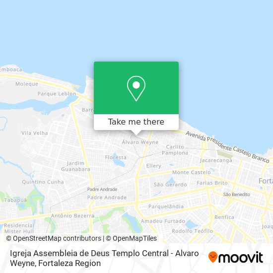 Igreja Assembleia de Deus Templo Central - Alvaro Weyne map