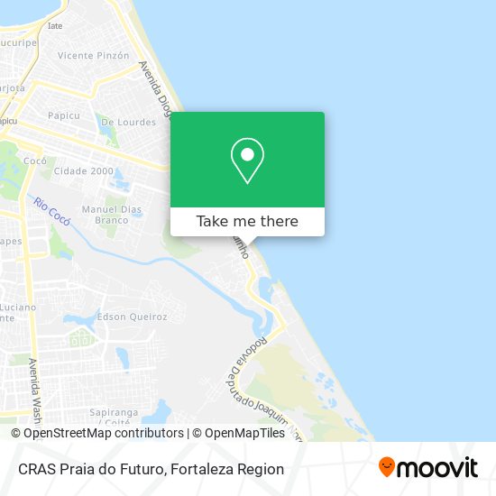 CRAS Praia do Futuro map