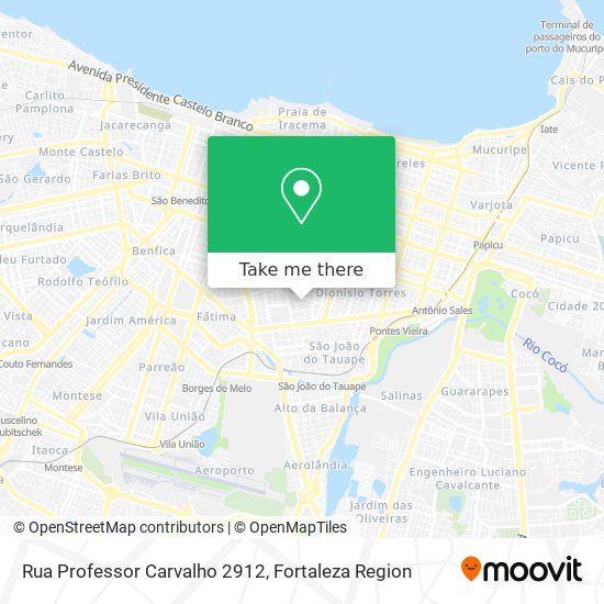 Rua Professor Carvalho 2912 map