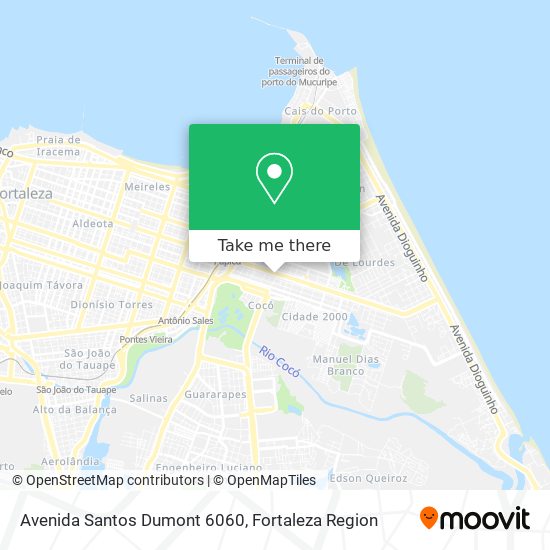 Mapa Avenida Santos Dumont 6060