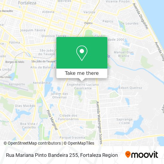 Mapa Rua Mariana Pinto Bandeira 255