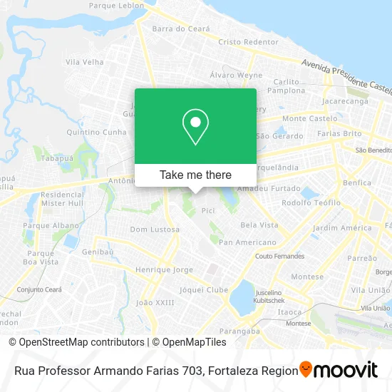 Rua Professor Armando Farias 703 map