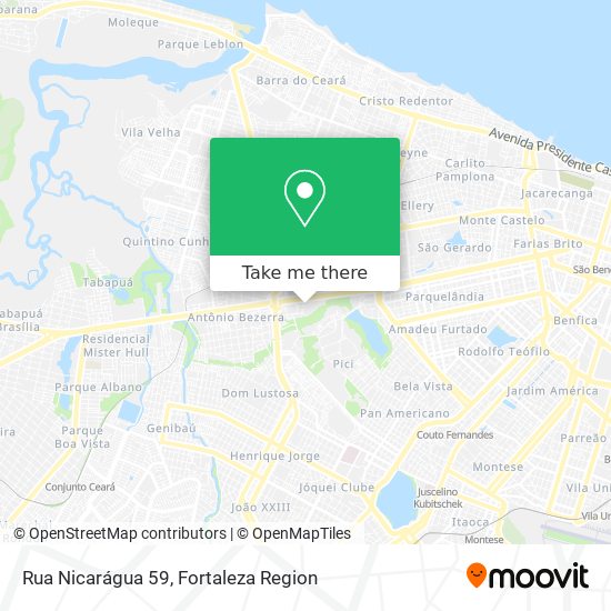 Rua Nicarágua 59 map