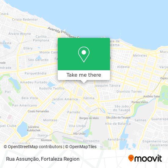 Rua Assunção map