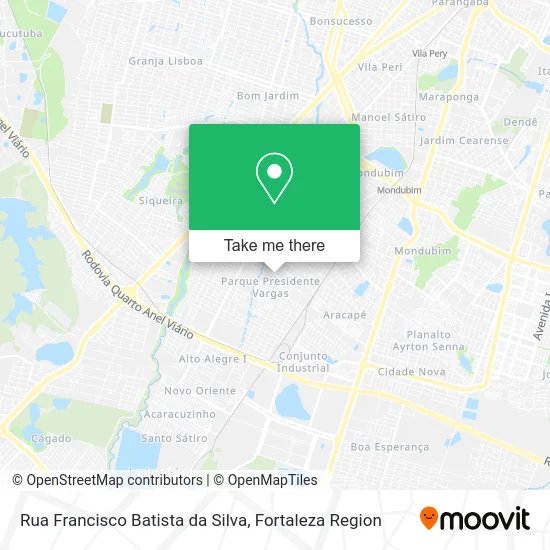 Rua Francisco Batista da Silva map