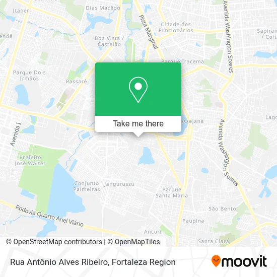 Rua Antônio Alves Ribeiro map