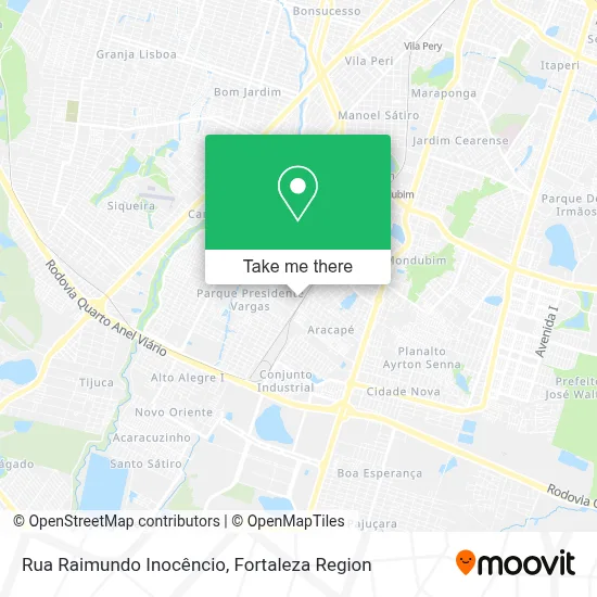 Rua Raimundo Inocêncio map