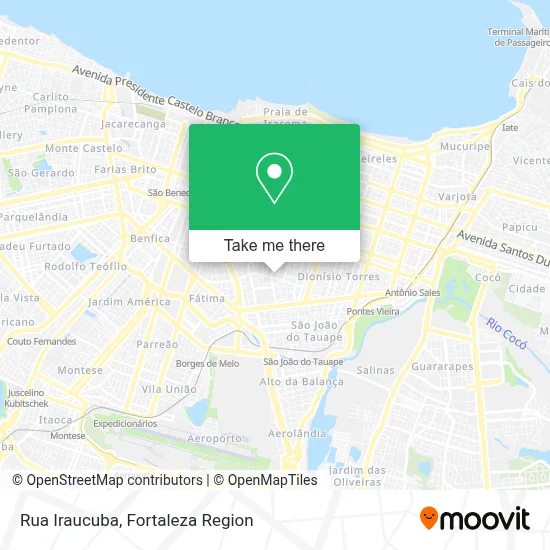 Rua Iraucuba map