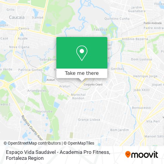 Espaço Vida Saudável - Academia Pro Fitness map