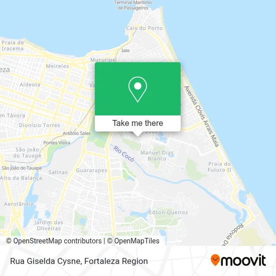 Rua Giselda Cysne map