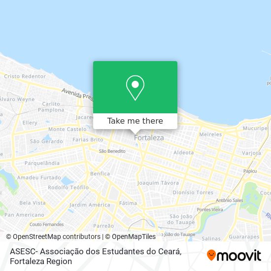 Mapa ASESC- Associação dos Estudantes do Ceará
