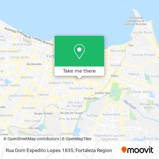 Mapa Rua Dom Expedito Lopes 1835