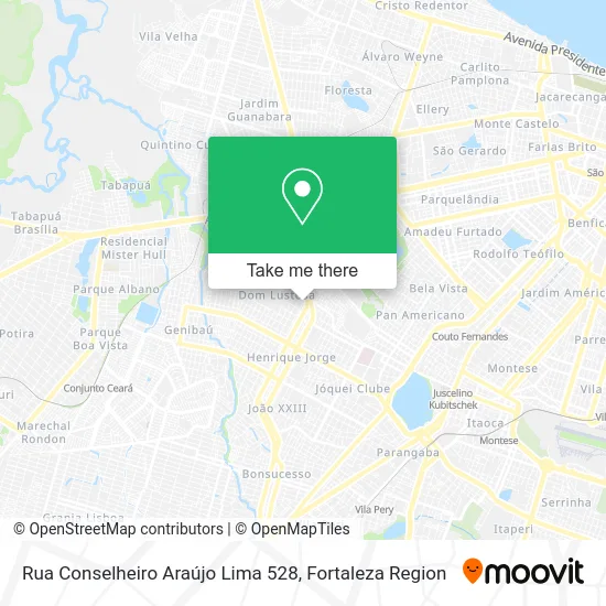 Rua Conselheiro Araújo Lima 528 map