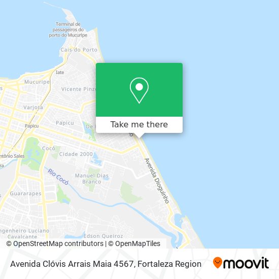 Mapa Avenida Clóvis Arrais Maia 4567