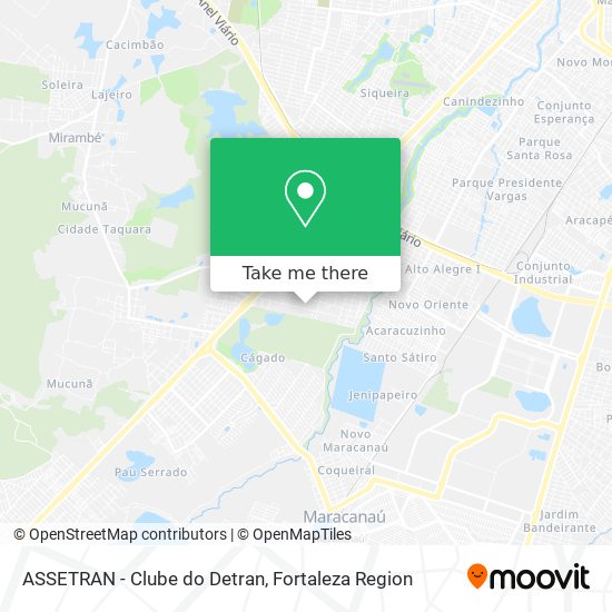 ASSETRAN - Clube do Detran map