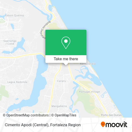 Cimento Apodi (Central) map