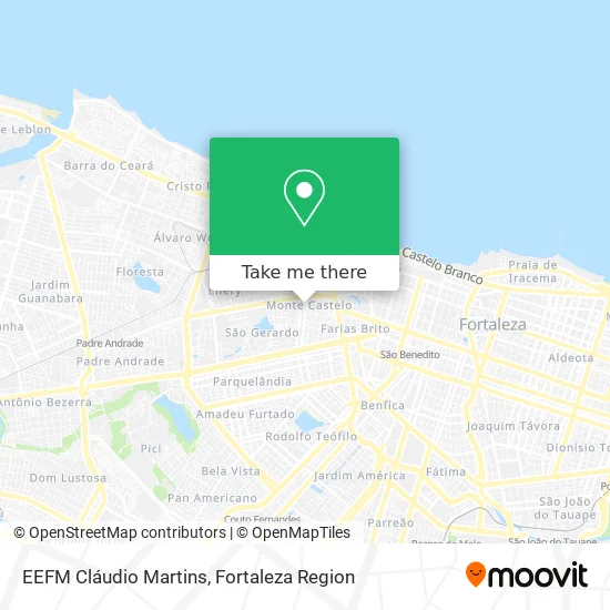 EEFM Cláudio Martins map
