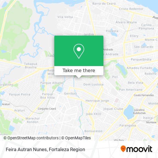 Mapa Feira Autran Nunes