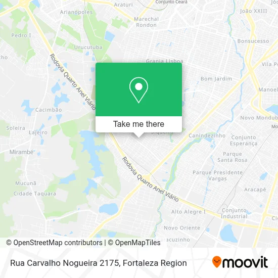 Rua Carvalho Nogueira 2175 map