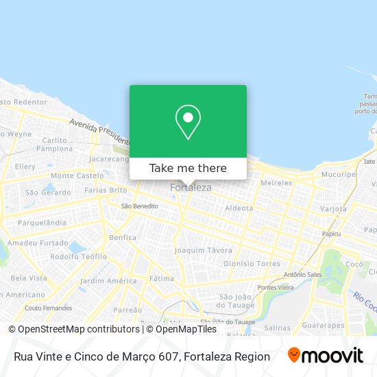 Rua Vinte e Cinco de Março 607 map